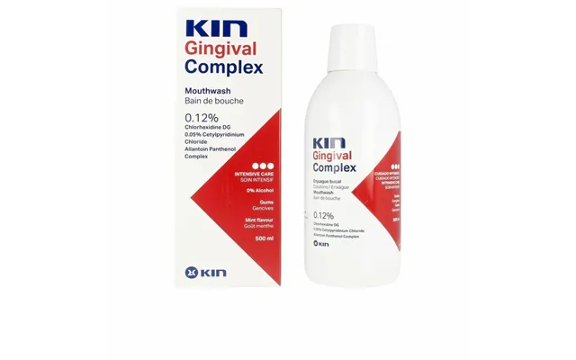 Mundskyl Kin Gingival Complex 500 Ml - Mundskyllevand Til Sundt Tandkød