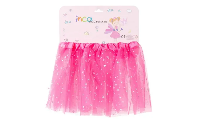 Nederdel Tutu Inca - Fuchsia, 24-36 Måneder, Glitrende