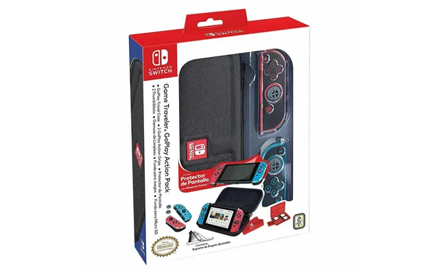 Nintendo Switch Taske Blackfire Traveler Action - Sort