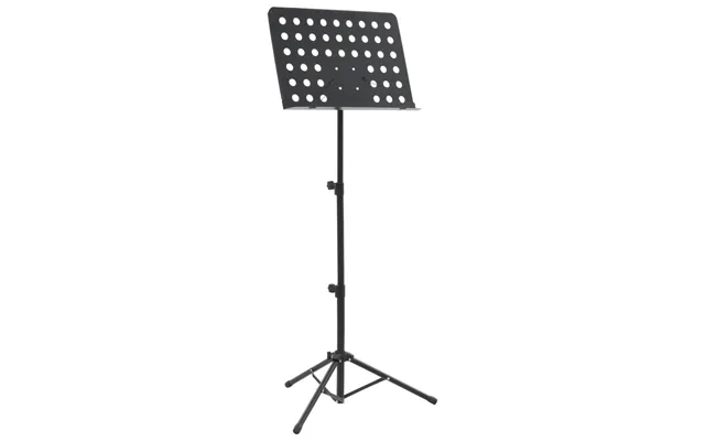 Nodestativ I Sort Stål - Højdejusterbart 75-142 Cm