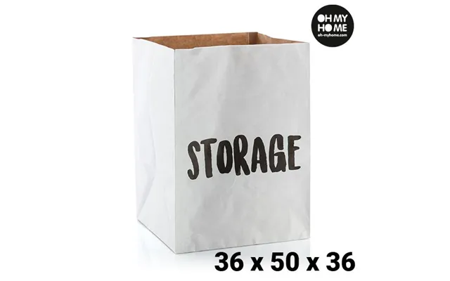 Oh My Home Stor Papirpose - Opbevaring 36 × 50 × 36 Cm