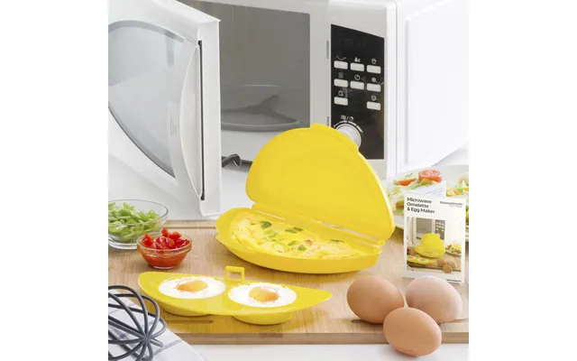 Omelet- Og Æggemaker Til Mikroovn - Gul