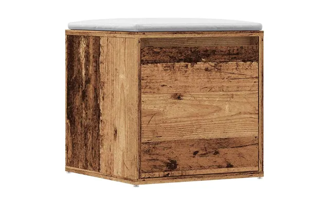 Opbevaringsskab 40,5×40×40 Cm I Konstrueret Træ - Gammelt Træ-look