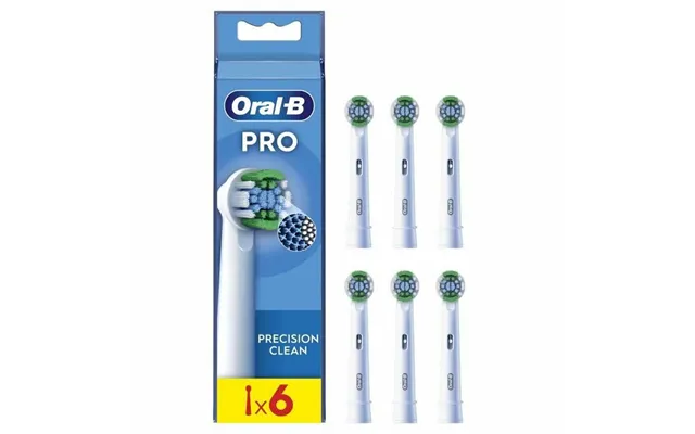 Oral-b Pro Precision Clean Børstehoveder - Hvid, 6 Stk.