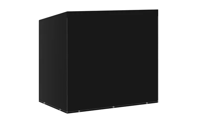 Overtræk Til Hængesofa 255 × 145 × 170 150 Cm - Sort, 10 Snørehuller, 2 Lynlåse