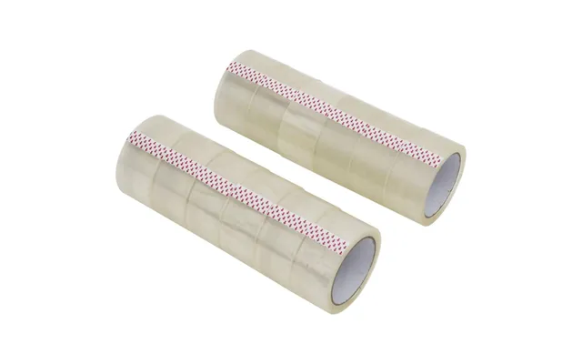Pakketape - 12 Ruller, 48 Mm X 66 M, Transparent