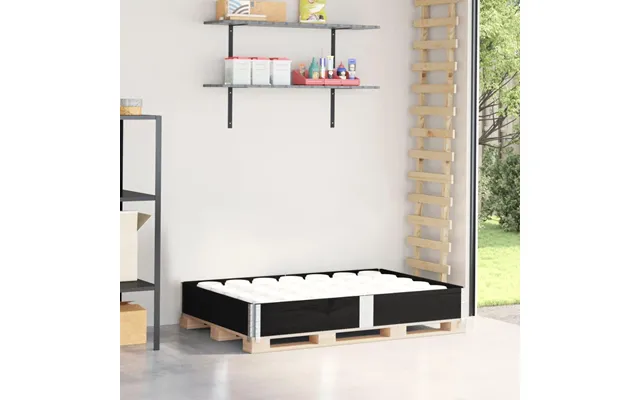 Palleramme 150 × 100 Cm I Massivt Fyrretræ - Sort
