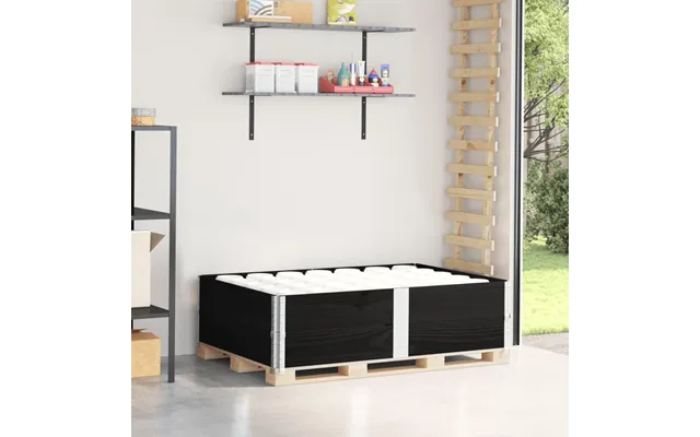Pallerammer 2 Stk. 150 × 100 Cm I Massivt Fyrretræ - Sort