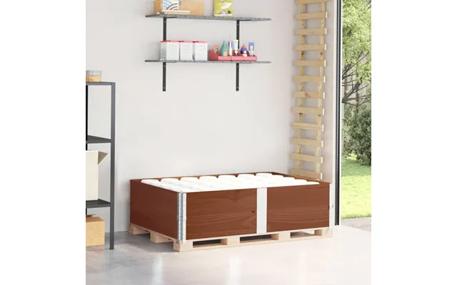 Pallerammer 2 Stk. 150 × 100 Cm - Massivt Fyrretræ, Brun