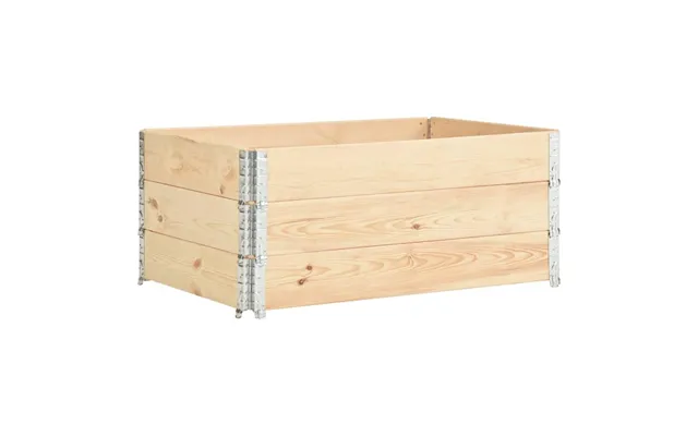 Pallerammer 3 Stk. 100×150 Cm I Massivt Fyrretræ - Stabelbare Pallekraver