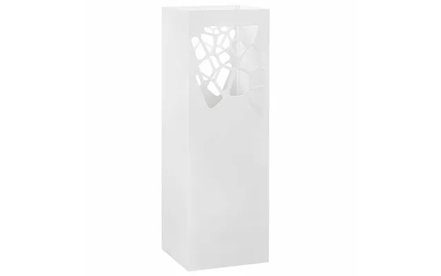 Paraplystativ I Pulverlakeret Stål - Hvid, 15,5 × 15,5 × 48,5 Cm