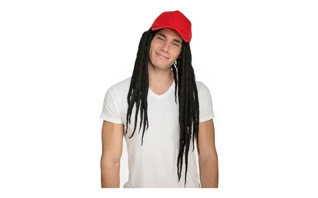 Paryk - Brunette Dreadlocks Med Kasket, Str. S