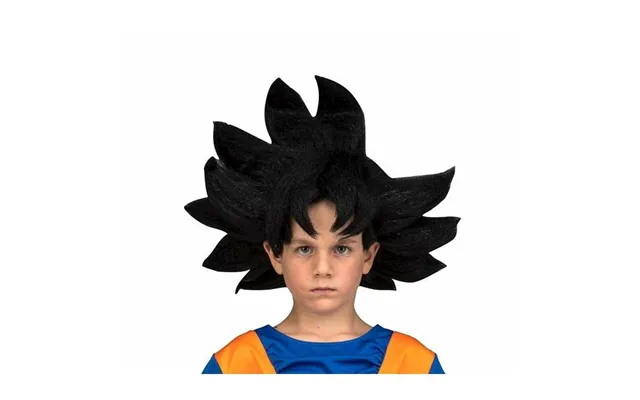 Paryk Til Kostume - Goku, Sort, Onesize