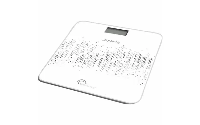 Personvægt Digital Little Balance Talking Voice - Hvid Sort, Hærdet Glas