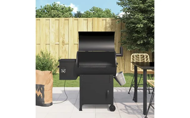 Pillegrill Med Skorsten 104 Cm - Jern, Sort