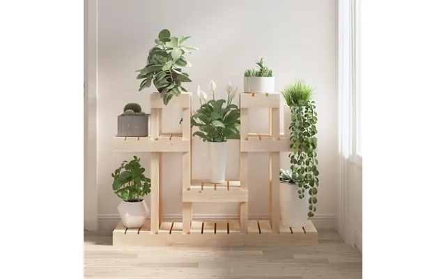 Plantestativ I Massivt Fyrretræ - 104,5 × 25 × 77,5 Cm