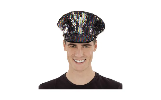 Politihat - Steampunk, Multifarvet, Str. S