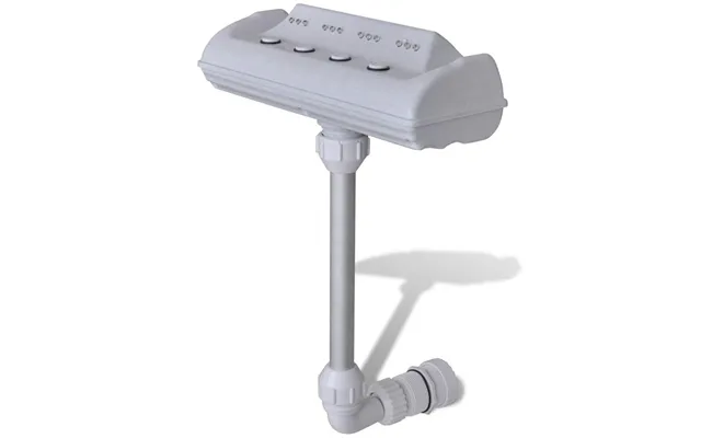 Pool Vandfald Med Led-lys - Hvid, 31 × 43 Cm