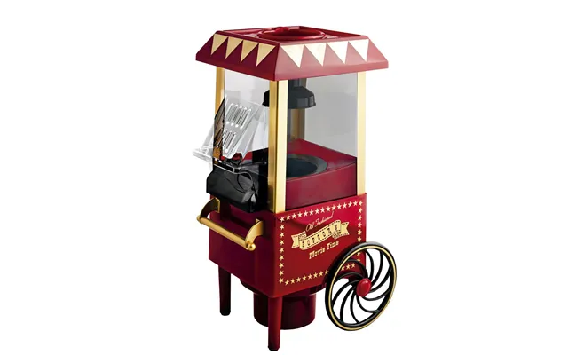 Popcornmaskine Küken 34056 Classic - Rød Sort, 1200 W