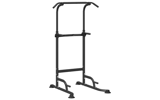 Power Tårn Dip Station - Sort, Højdejusterbar 102 × 95 × 210 Cm
