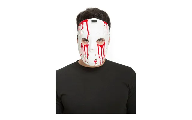Psycho Maske - Morder Mand, Hvid