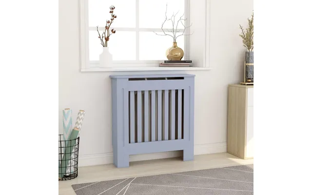 Radiatorskjuler 78 Cm I Konstrueret Træ - Grå