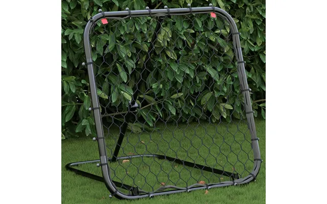 Rebounder 84 × 73 × 60-80 Cm - Justerbart Stål, Sort