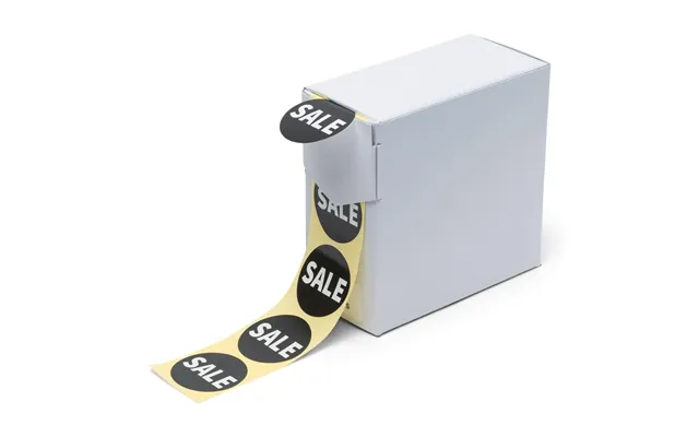Rillprint Rabatmærker Sale 250 Stk. X 5 Ruller Sort Og Hvid