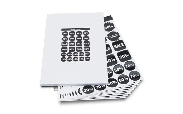 Rillprint Rabatmærker Sortiment 10 Ark X 5 Æsker
