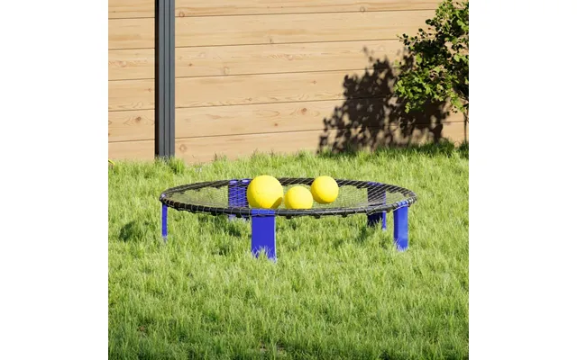 Roundnet Med 3 Bolde Og Pumpe - Ø90 × 20 Cm Udespil