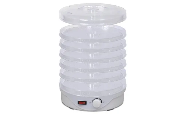 Rund Fødevaredehydrator 250 W - 6 Gennemsigtige Bakker