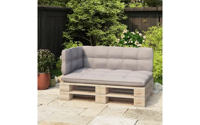 Ryglæn Til Pallesofa 110 Cm - Jern, Hvid