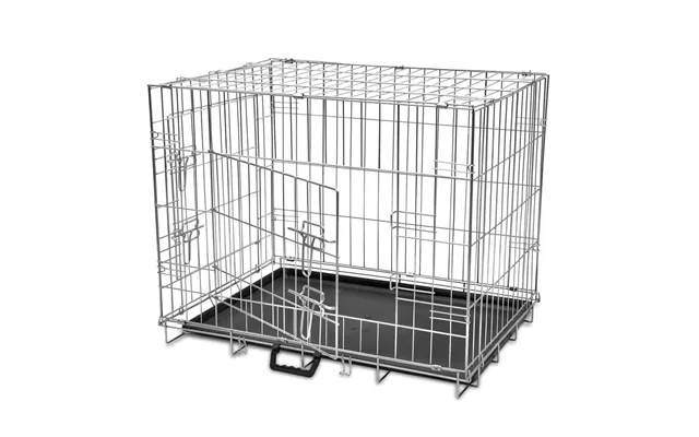 Sammenfoldeligt Hundebur Str. M I Metal - 76 × 55 × 61 Cm