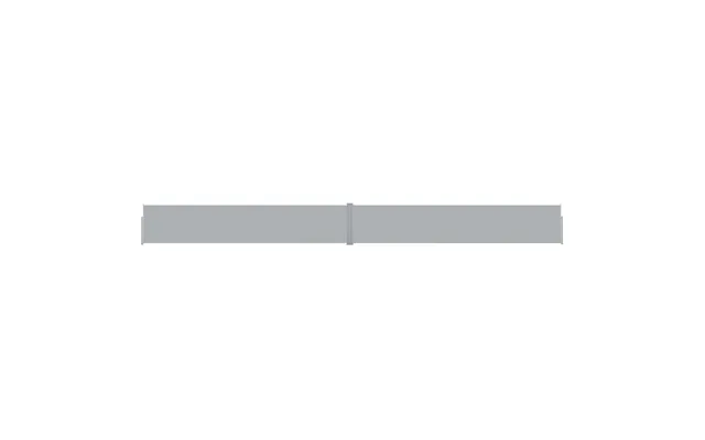 Sammenrullelig Sidemarkise Til Terrasse 140×1200 Cm - Antracit