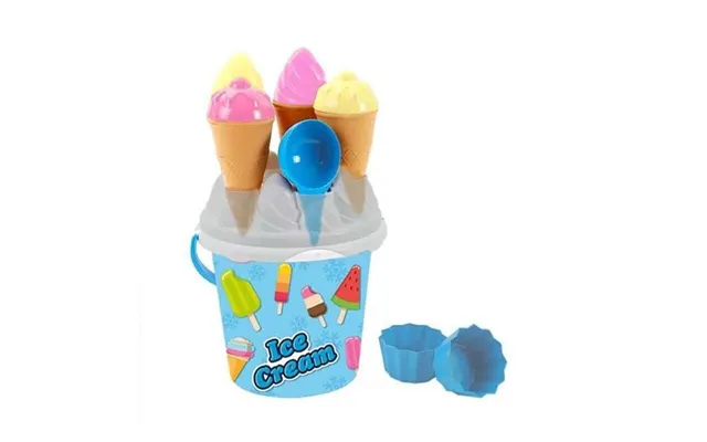 Sandlegetøj Strandspand Ice Cream Avc - Blå