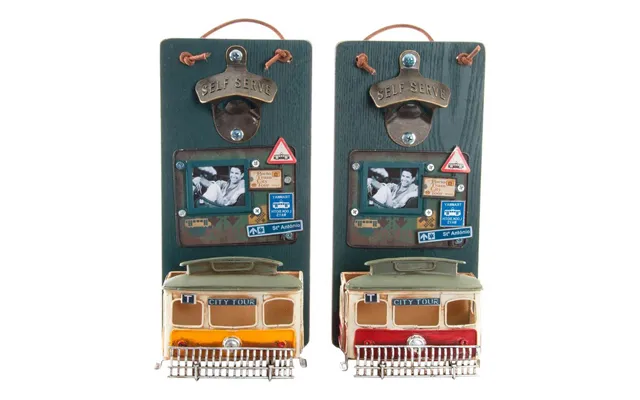 Self Serve Oplukker I Træ Og Metal - 2 Stk. 26 × 12 × 9 Cm