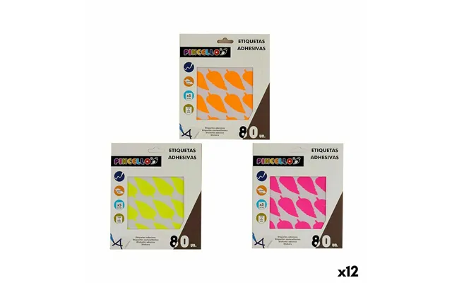 Selvklæbende Etiketter - Ark, 22 × 49 Mm, 12 Pak