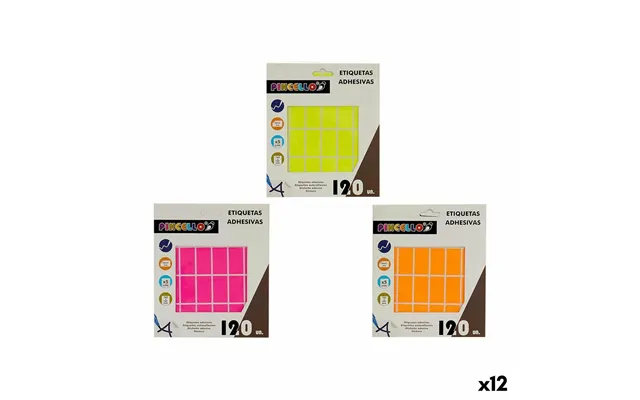 Selvklæbende Etiketter - Rektangulære 20 × 37 Mm 12 Enheder