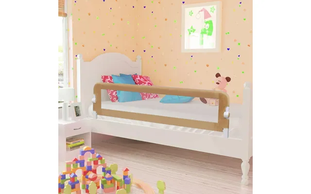Sengegelænder Til Barneseng 150 X 42 Cm - Polyester, Gråbrun