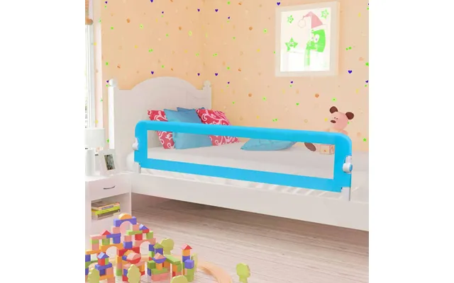 Sengegelænder Til Barneseng 180 X 42 Cm - Blå Polyester
