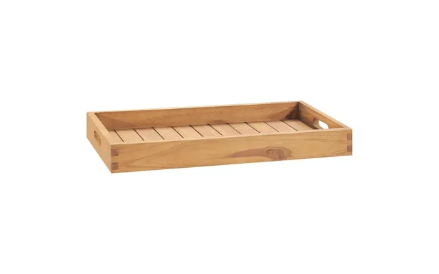 Serveringsbakke 60×35 Cm I Massivt Teaktræ