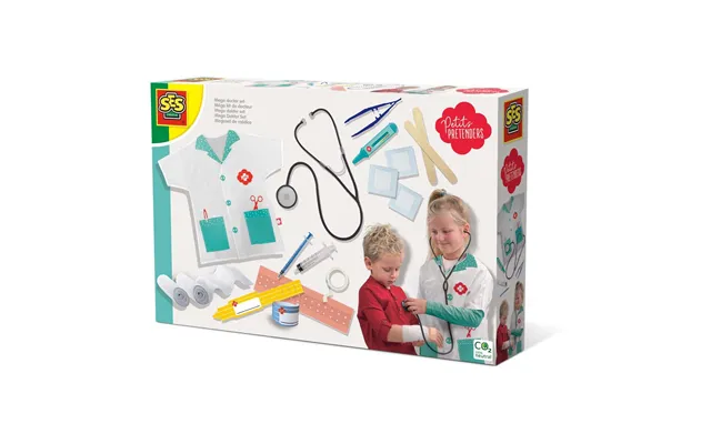 Ses Creative Mega Lægesæt - Legetøjsmedicinkasse Med Tilbehør