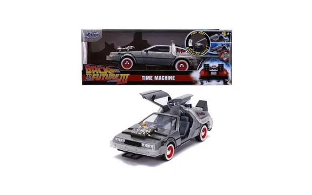 Simba Delorean Time Machine - Back To The Future Iii 1 24 Bil Med Lys