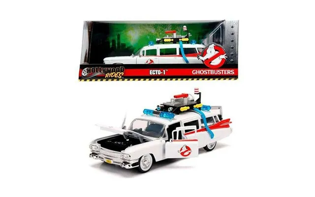 Simba Ghostbusters Ecto-1 Bil 1 24 - Metal Legetøjsbil
