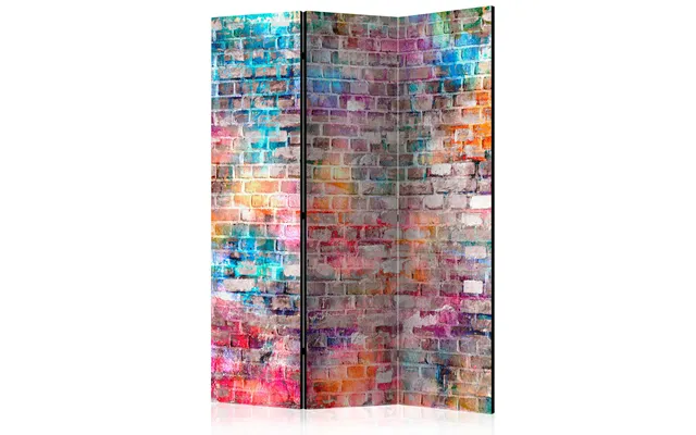 Skærmvæg - Colourful Brick