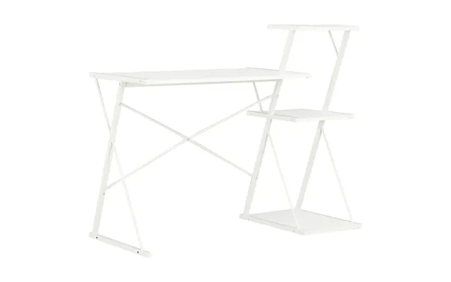 Skrivebord Med Hylder 116 × 50 × 93 Cm - Hvid