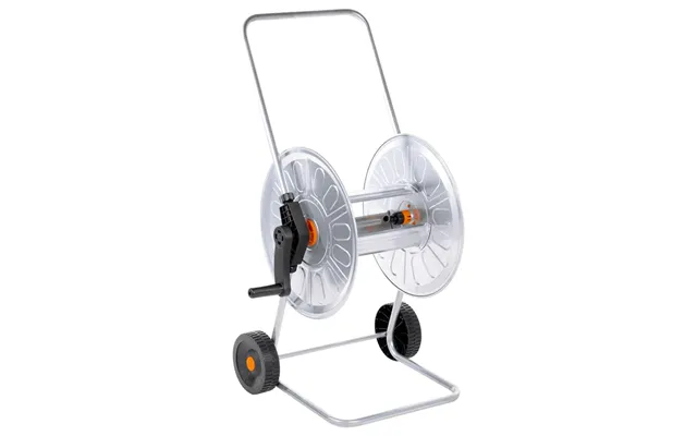 Slangetromle Med Hjul I Galvaniseret Stål - Til 80 M 1 2 Eller 50 M 3 4 Slange