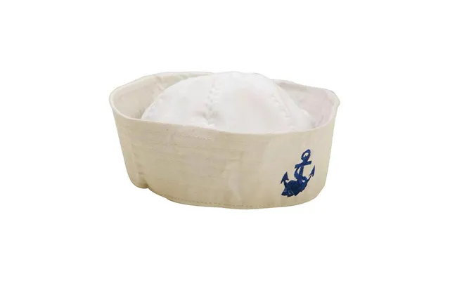 Sømandshat - Hvid, Str. 58 Cm
