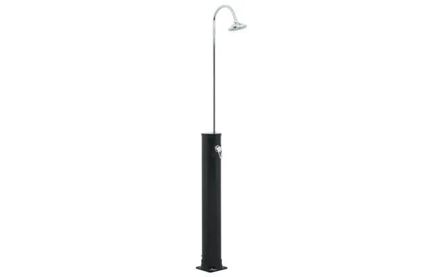 Soldrevet Udendørs Bruser 214 Cm - 20 L, Sort