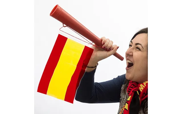 Spansk Flag Stadionhorn - Fanhorn Til Kamp Og Fest